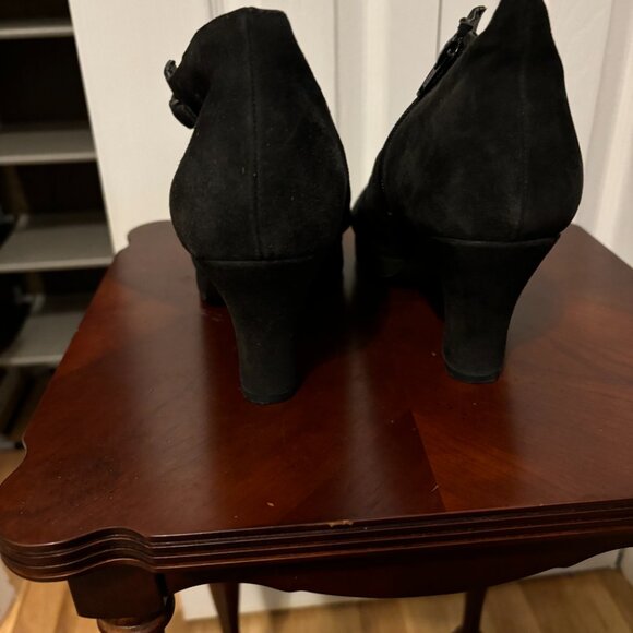 Aerosoles Suede heeled boots - Picture 3 of 6